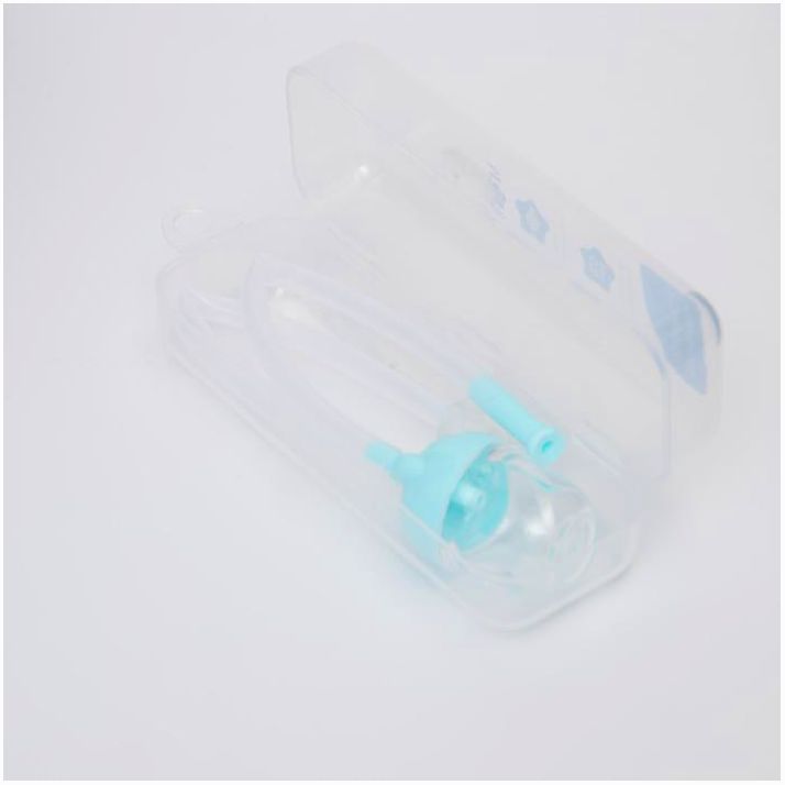 № 4780635 Детский назальный аспиратор с отводной трубкой «Мишка», цвет голубой