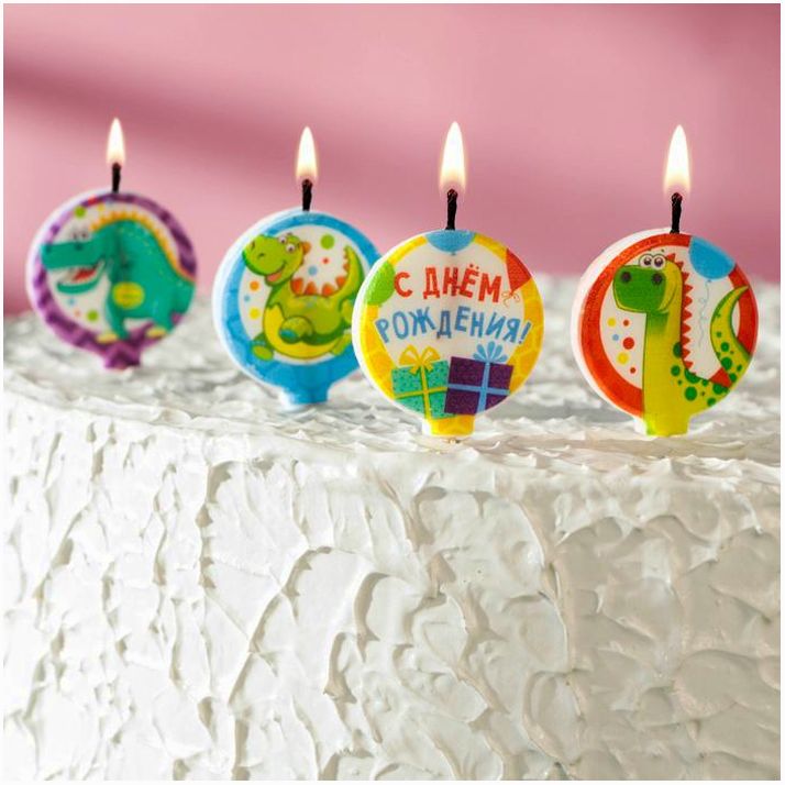 № 4428757 Набор свечей в торт 