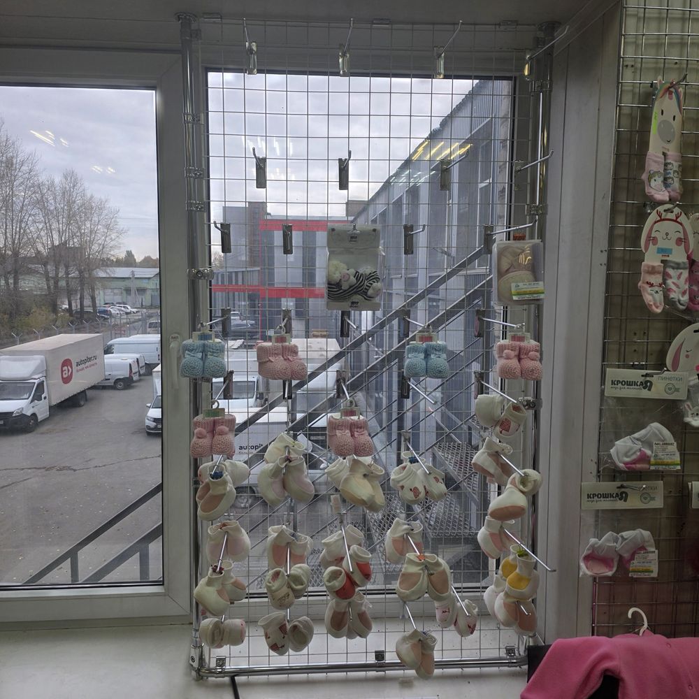 Картинка Сетка торговая стойка (№СтОкно) от магазина Мир детей Товары для Новорожденных