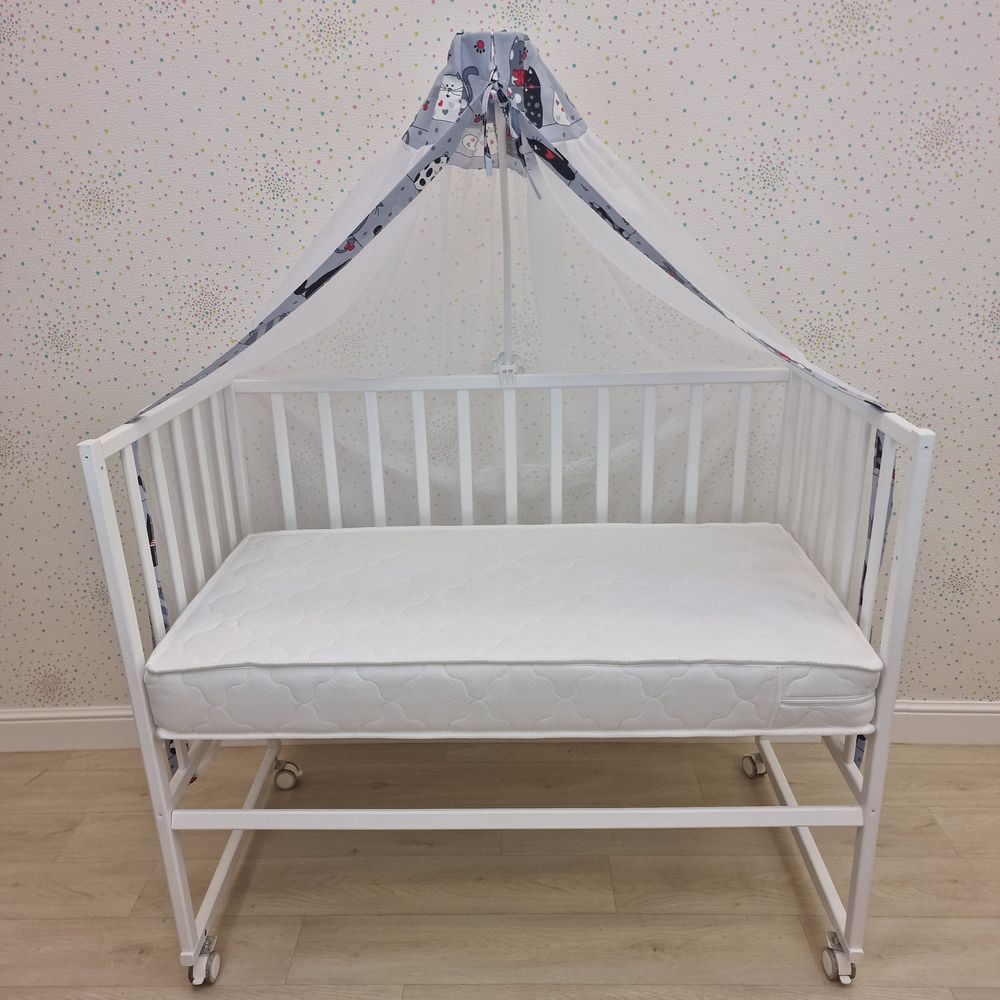 Балдахин (бязь/сеточка) + бант (бязь) артикул анонс 941_14