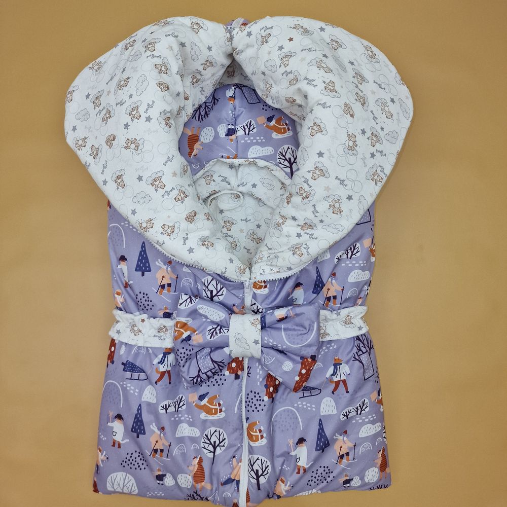 Комплект (одеяло трансформер+бант-подушка+шапочка) (дюспо/футер) артикул анонс 7527-0-1_04