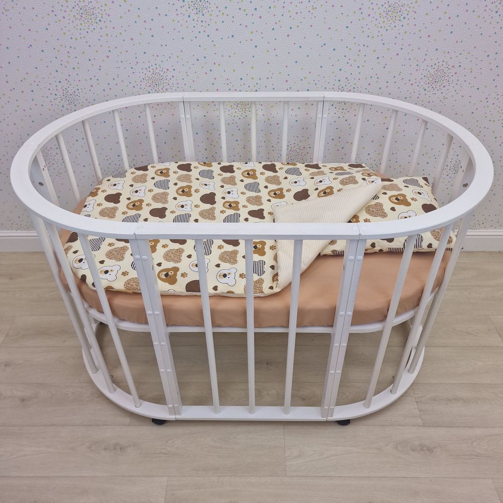 КПБ (пододеяльник + простыня + наволочка (бязь) овал артикул анонс 1122-О