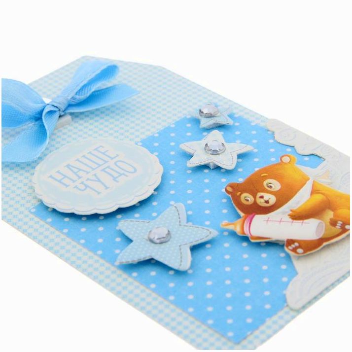 Картинка Шильдик для бутылки «Наш малыш», набор для создания, 12.5 х 17 см, 3 шт (№1211887) от магазина Мир детей Товары для Новорожденных