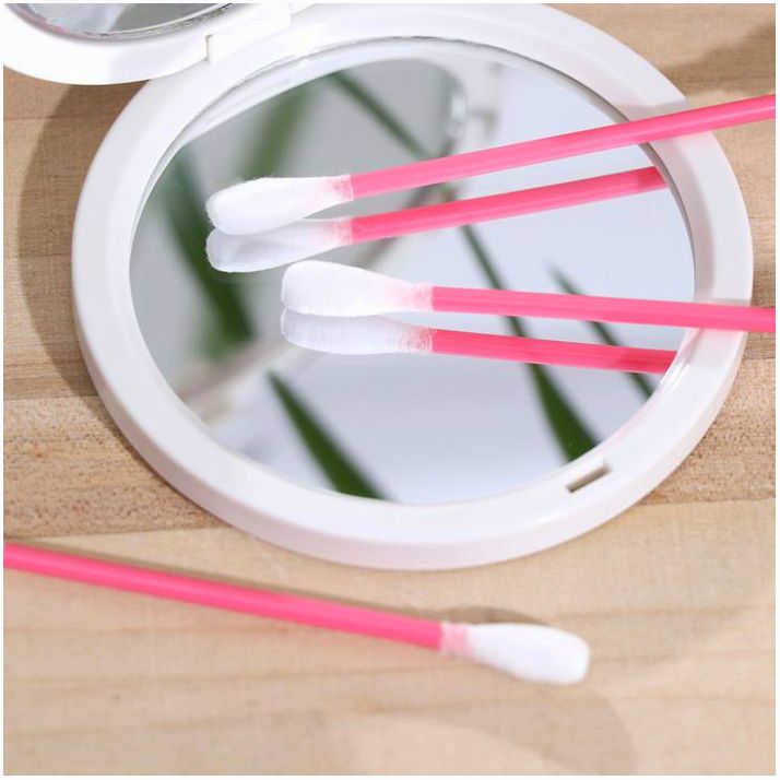 № 7387005 Ватные палочки Day Spa с зип. локом розов 200 шт