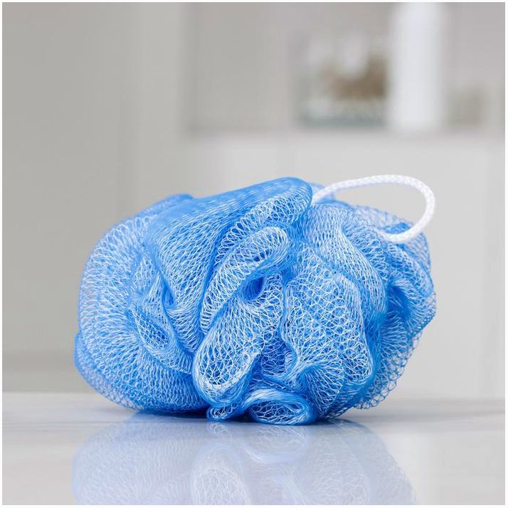 Картинка Мочалка для тела «Градиент», 40 гр, цвет зелёный (№7582743) от магазина Мир детей Товары для Новорожденных