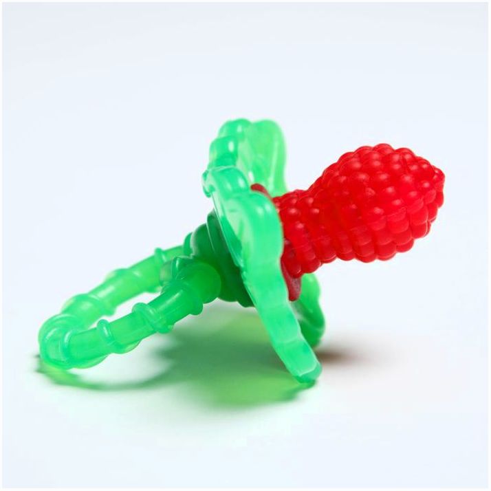 № 2825253 Прорезыватель силиконовый «Ягодка-пустышка», цвет красный, Крошка Я