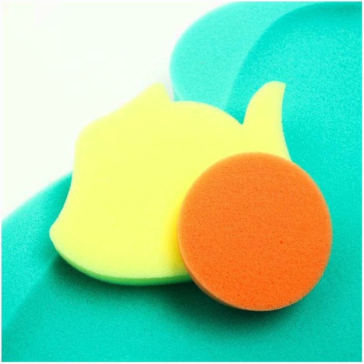 Картинка Подкладка для купания макси «Мишка», цвет зеленый, 55х30х6см (№4569678) от магазина Мир детей Товары для Новорожденных