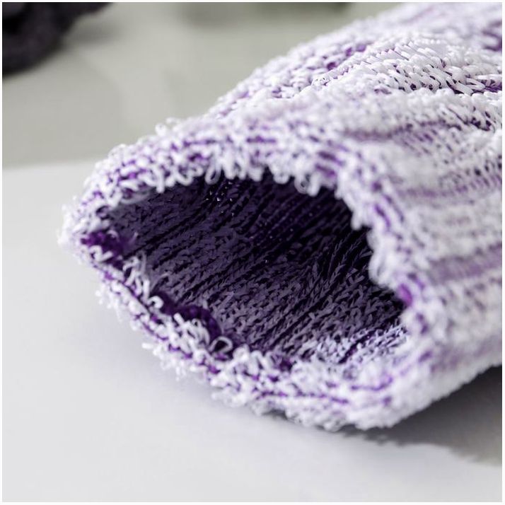 Картинка Мочалка - варежка для тела массажная Доляна, 19?11 см, жёсткая, цвет МИКС (№1522316) от магазина Мир детей Товары для Новорожденных