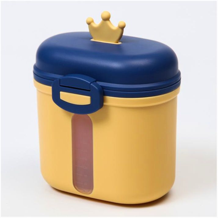 Контейнер для хранения детского питания «Корона», 360 гр., цвет желтый артикул анонс 6936531