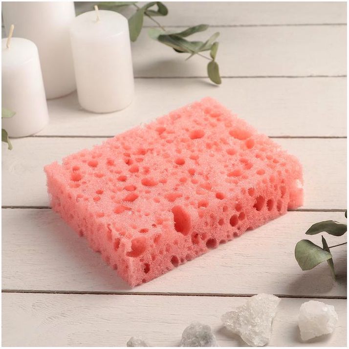 Губка для тела «Сияние», 9?4?13 см, цвет и модель МИКС артикул анонс 672722