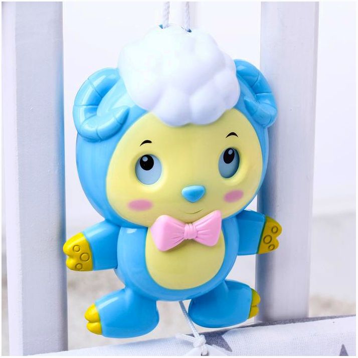 Картинка Подвеска музыкальная заводная «Барашик» на кроватку/коляску,цвет МИКС (№2849242) от магазина Мир детей Товары для Новорожденных