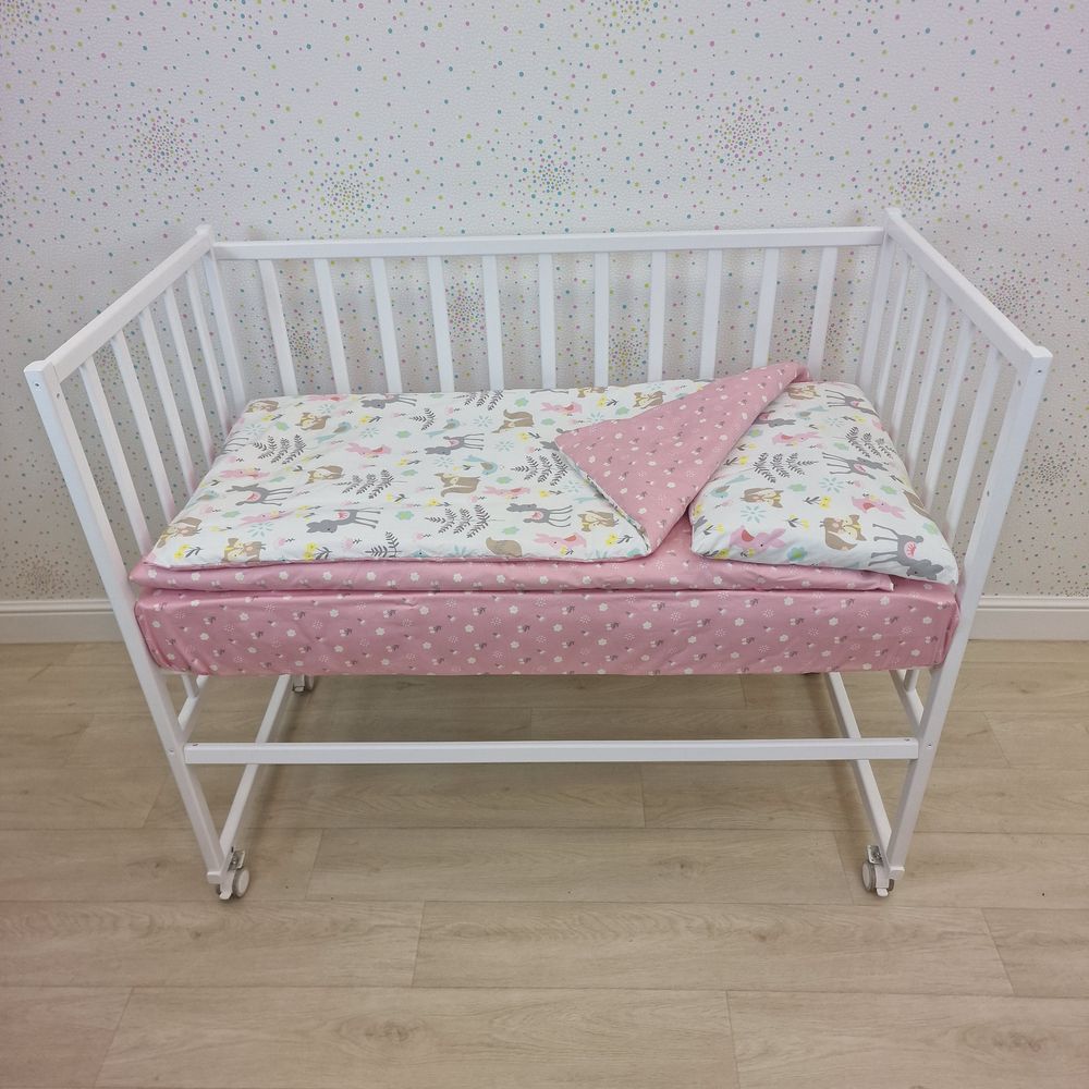 Картинка КПБ (пододеяльник + простыня + наволочка (бязь) (№1124е-4) цвета в ассортименте от магазина Мир детей Товары для Новорожденных