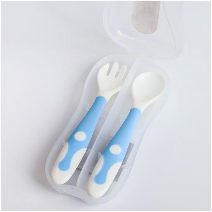 Картинка Набор детских ложек, 2 шт., в контейнере для хранения (№3978644) от магазина Мир детей Товары для Новорожденных