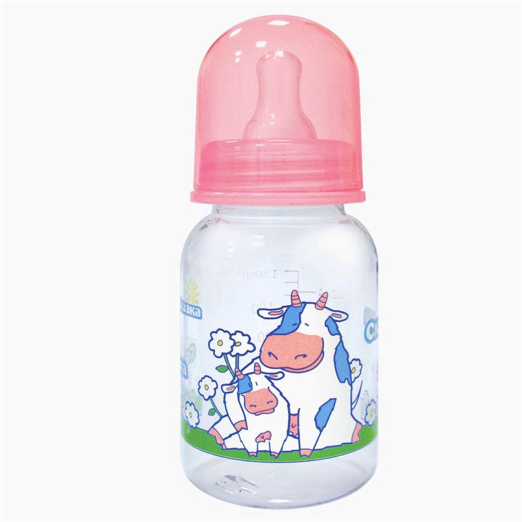 № 1132С Бутылочка классическая (пластик, силиконовая соска)