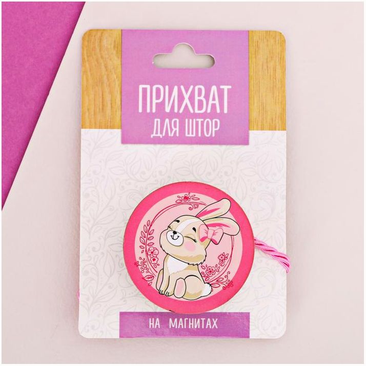 Подхват для штор «Зайка» артикул анонс 3142284