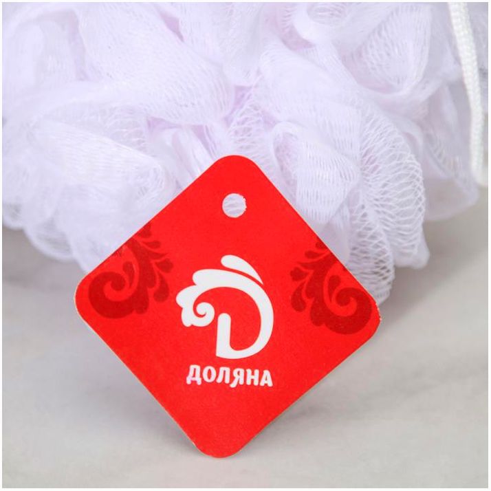 № 5445629 Мочалка для тела Доляна, 40 гр, цвет МИКС