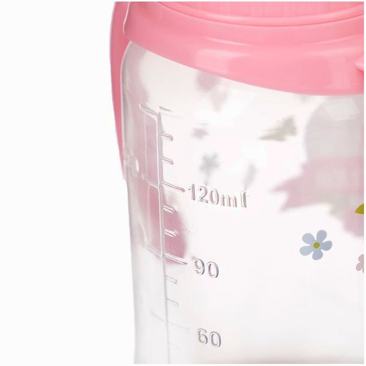 Картинка Бутылочка с ручками «Моя первая бутылочка», классическое горло, 150 мл., от 0 мес., цвет розовый (№2969889) от магазина Мир детей Товары для Новорожденных