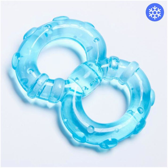 Прорезыватель охлаждающий «Восьмерка», цвет МИКС, Крошка Я артикул анонс 4591165