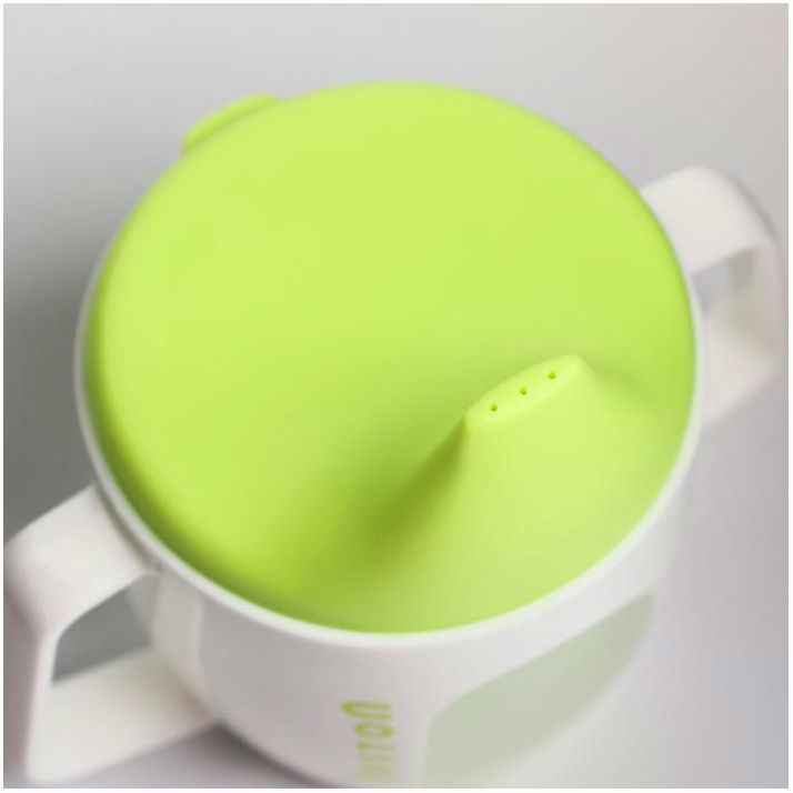 Картинка Обучающий Поильник-чашечка с твёрдым носиком, 2в1, с ручками, 180 мл., цвет МИКС (№6968883) от магазина Мир детей Товары для Новорожденных