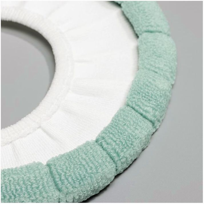 Картинка Чехол на сиденье для унитаза на резинке «Полоски», 31,5?31,5 см, 75 г, цвет МИКС (№3954444) от магазина Мир детей Товары для Новорожденных