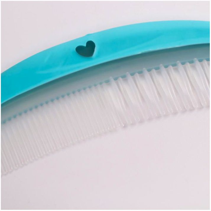 Картинка Набор для ухода за волосами «Мишка Принц», расческа и щетка, цвет бирюзовый (№5276668) от магазина Мир детей Товары для Новорожденных