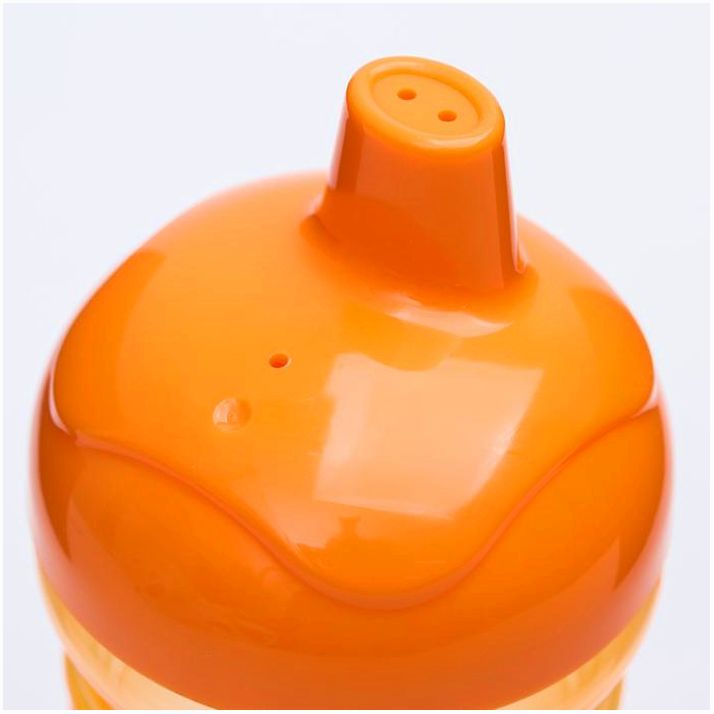 Картинка Поильник с твёрдым носиком, 250 мл., цвет розовый/оранжевый (№4729897) от магазина Мир детей Товары для Новорожденных