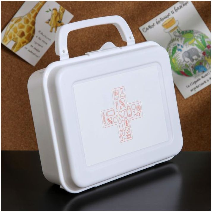 № 2042792 Аптечка малая, 900 мл, цвет снежно-белый