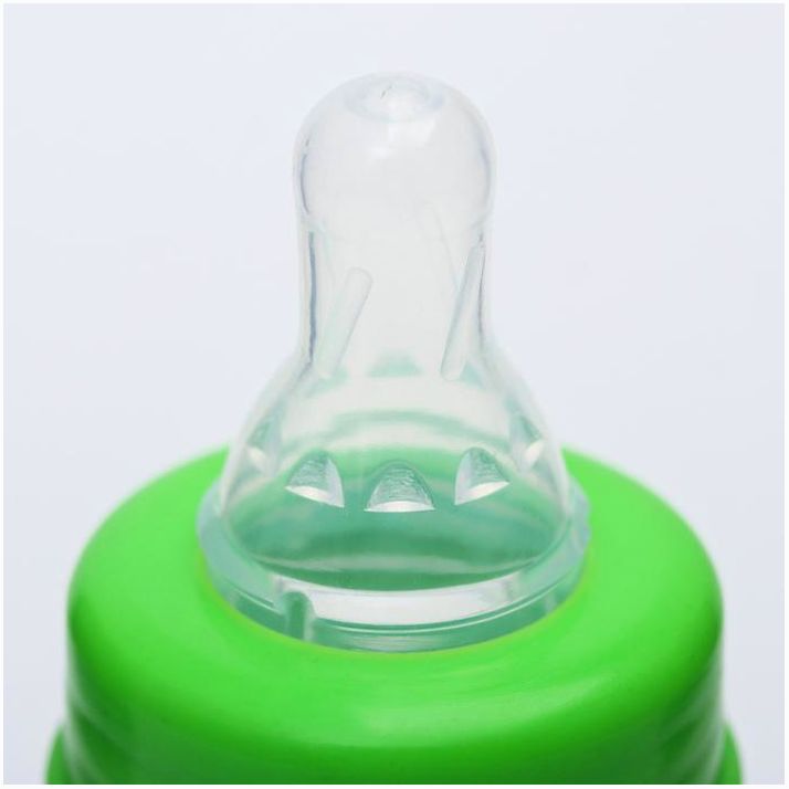Картинка Бутылочка для кормления, стекло, 280 мл., без ручек, цвет МИКС (№4627674) от магазина Мир детей Товары для Новорожденных