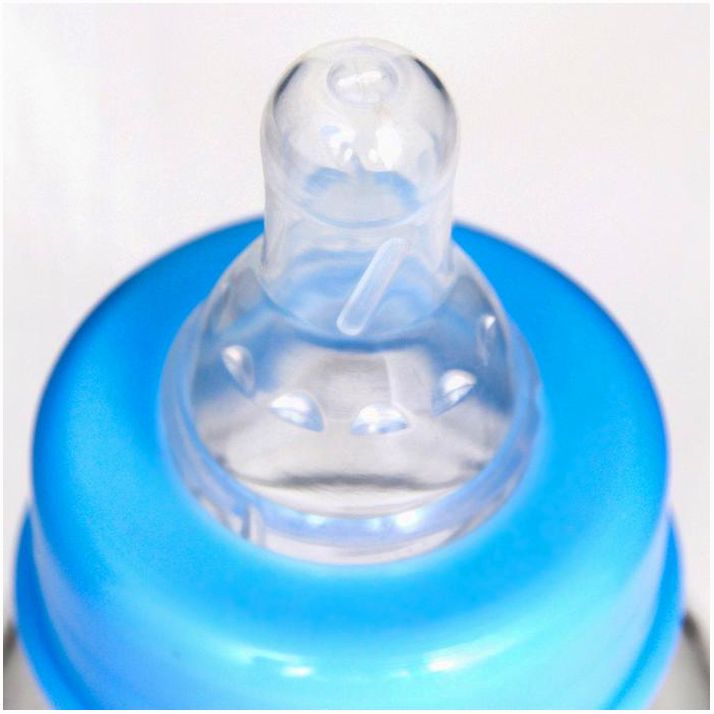 Картинка Бутылочка для кормления стекло «Мишка Принц», классическое горло, средний поток, 150 мл., от 3 мес. (№5478803) от магазина Мир детей Товары для Новорожденных