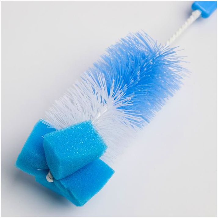 Картинка Ёршик для бутылочек с губкой, цвета МИКС (№553323) от магазина Мир детей Товары для Новорожденных