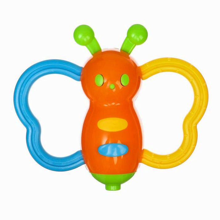 № 2849279 Погремушка «Бабочка - дудочка», цвет МИКС, Крошка Я