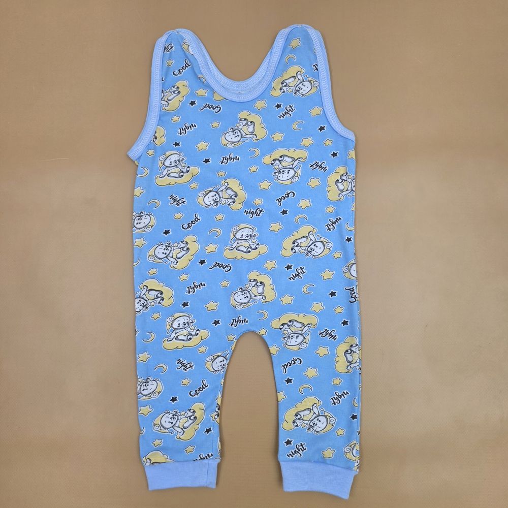 Ползунки на лямках №8 (кулирка, кнопки на плечах, без пяток) артикул анонс 16133-62МД