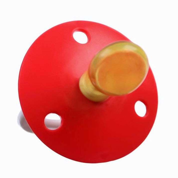 Картинка Соска-пустышка ортодонтическая, латекс, от 0 мес., с колпачком, цвет МИКС (№9223779) от магазина Мир детей Товары для Новорожденных