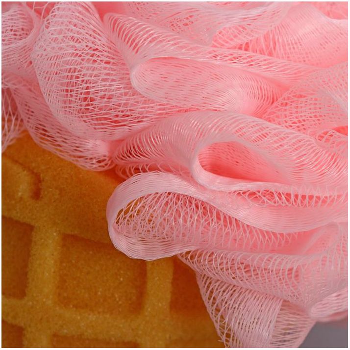 Картинка Губка для тела Доляна «Джелатто», цвет розовый (№7786875) от магазина Мир детей Товары для Новорожденных