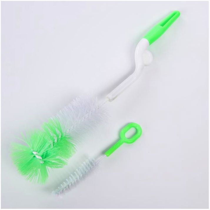 Набор ёршиков по уходу за детскими бутылочками и сосками, цвет МИКС артикул анонс 4601176