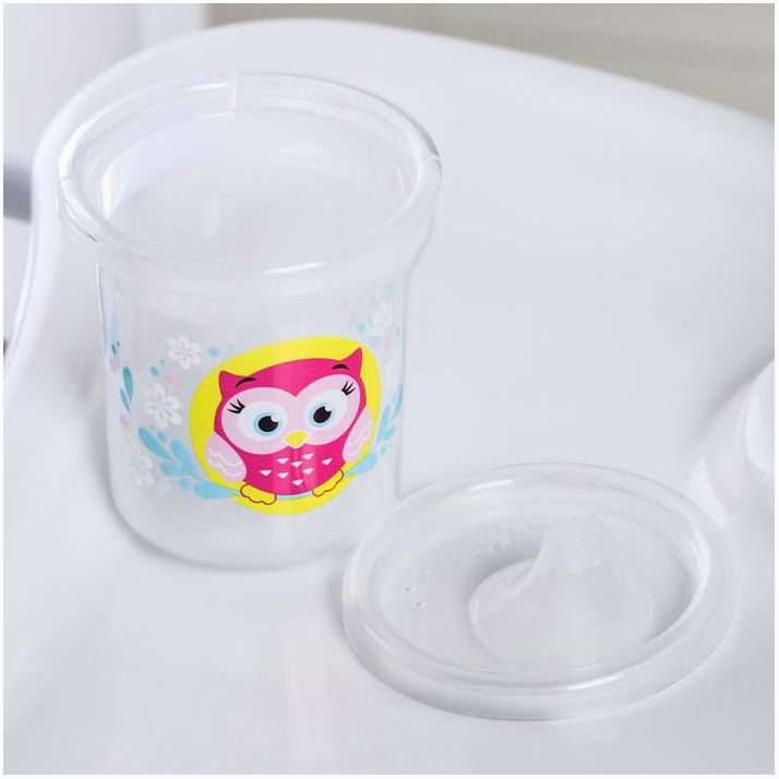 Картинка Поильник детский «Совушка Лили», с твёрдым носиком, 200 мл (№3721455) от магазина Мир детей Товары для Новорожденных