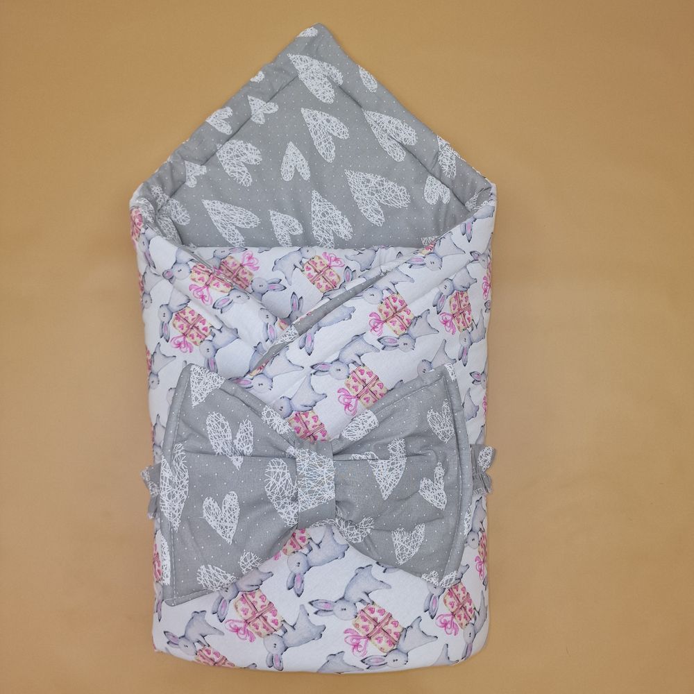 Комплект на выписку 2 пр: одеяло+бант-подушка (бязь) артикул анонс 1872б-1-2_м_28