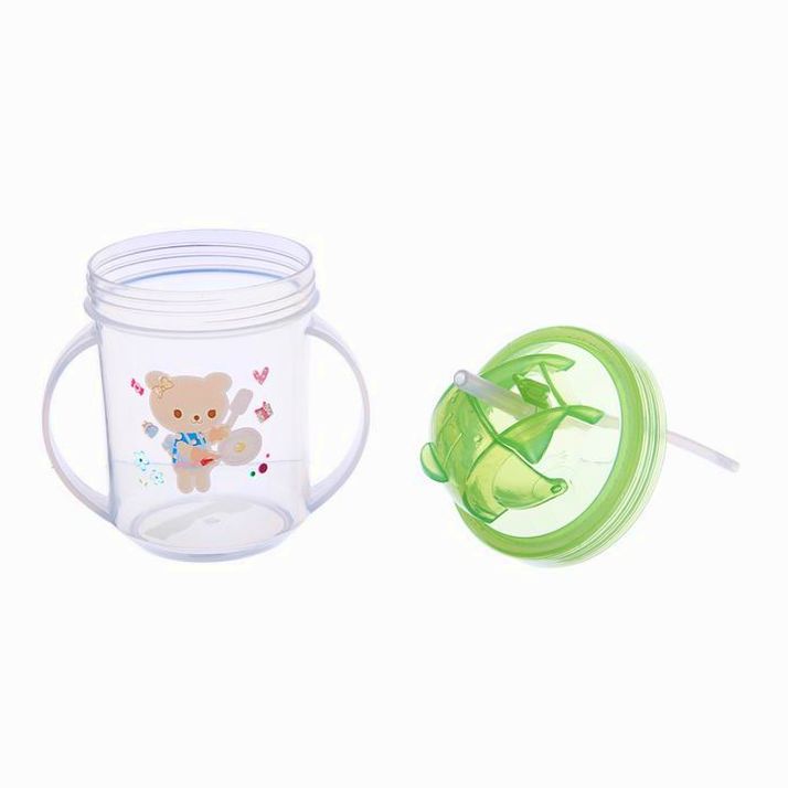 Картинка Поильник детский с трубочкой, 250 мл, от 9 мес., цвета МИКС (№2793140) от магазина Мир детей Товары для Новорожденных