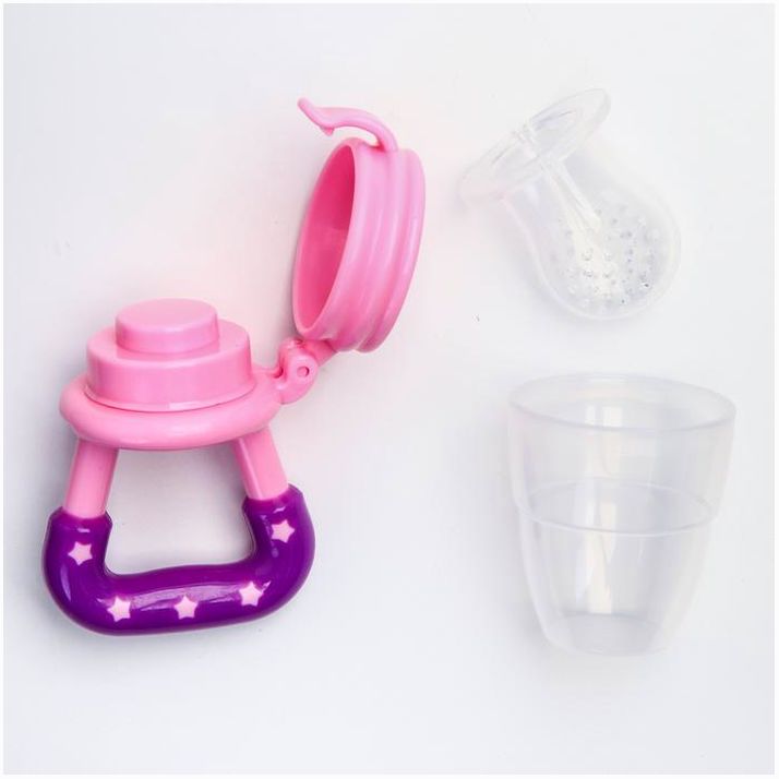 № 4482590 Ниблер с силиконовыми сеточками, размеры S, M, L, в футляре, цвет розовый