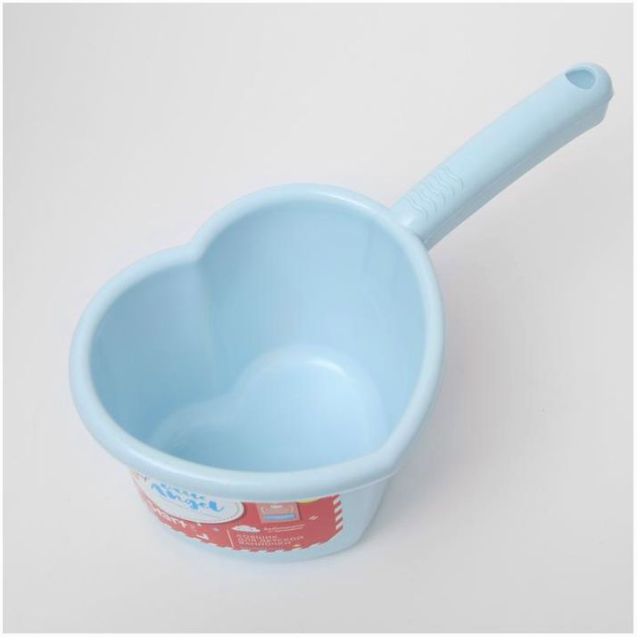 № 5131350 Ковш для купания, банный ковшик, хозяйственный 1,5 л., цвет голубой пастельный
