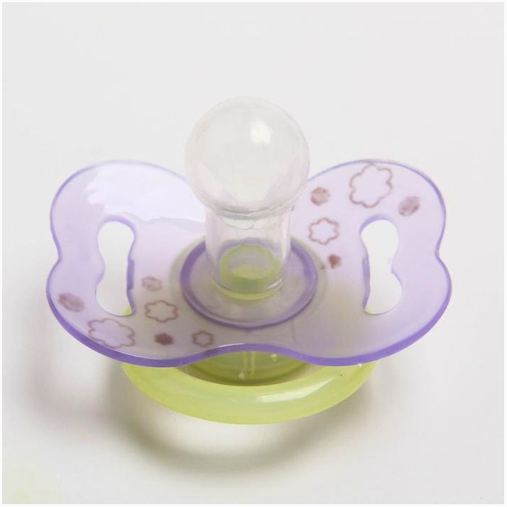 Картинка Пустышка силиконовая классическая, от 0 мес., цвета МИКС (№3952222) от магазина Мир детей Товары для Новорожденных