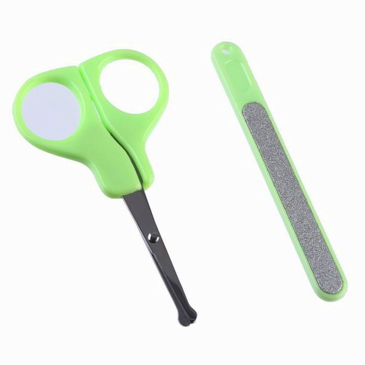 Картинка Набор маникюрный детский «Жирафик», 4 предмета: ножнички, книпсер, пилочка, щётка (№3893569) от магазина Мир детей Товары для Новорожденных