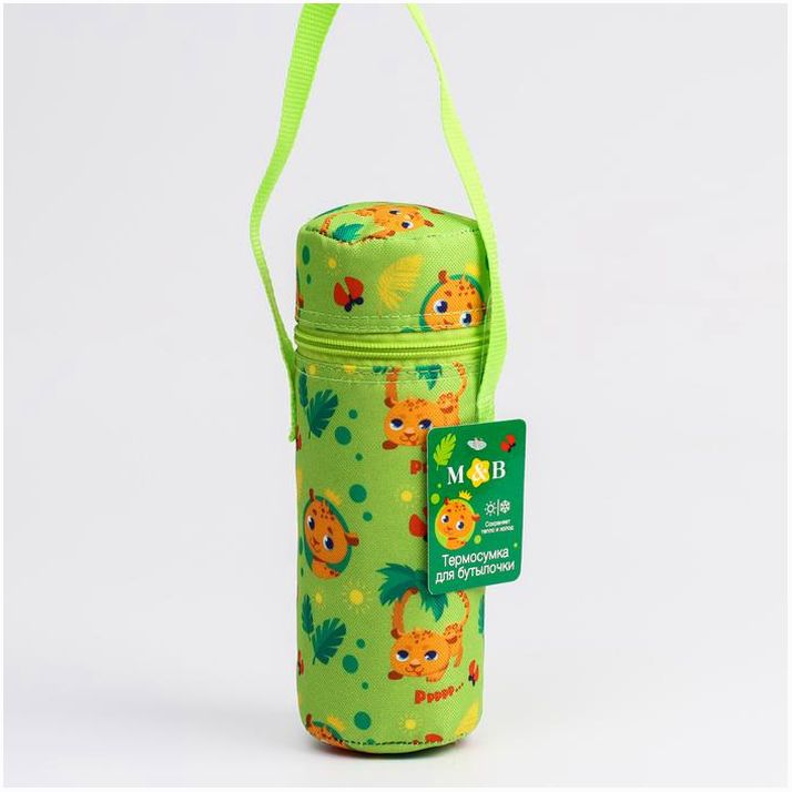 № 4733668 Термо-чехол для бутылочки «ТРЕНД. Леопард», форма тубус