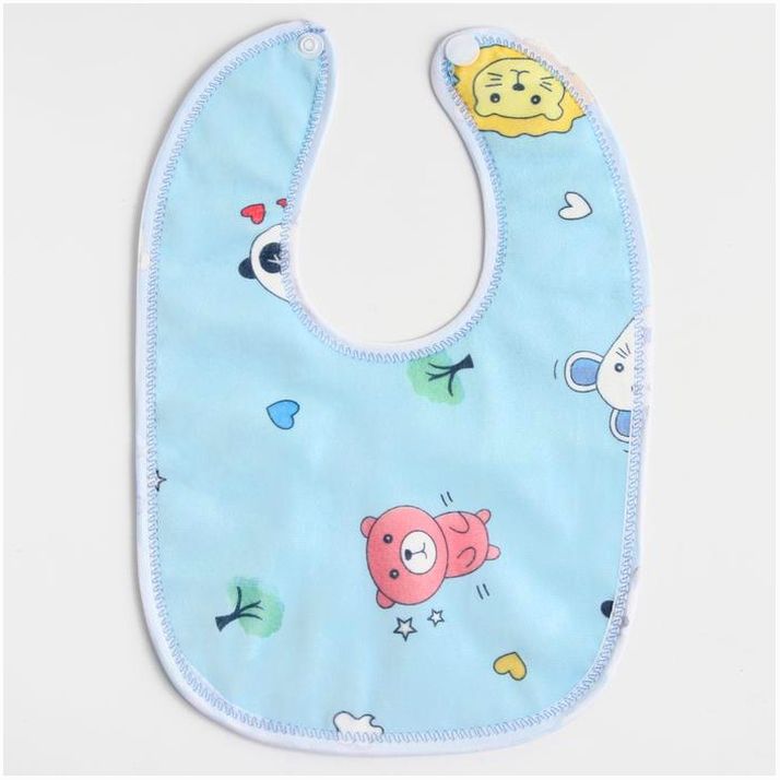 Нагрудник/слюнявчик для кормления «Мой малыш» на кнопке, МИКС артикул анонс 2315130