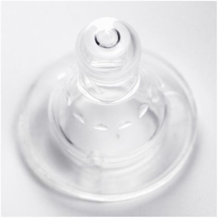 № 4135022 Соска для бутылочки, +0мес., медленный поток, классическое горло 35мм.