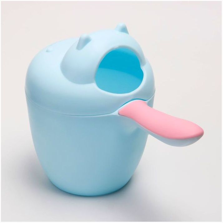 № 4350277 Ковш для купания и мытья головы, банный ковшик, хозяйственный «Бегемотик», 500 мл., цвет МИКС