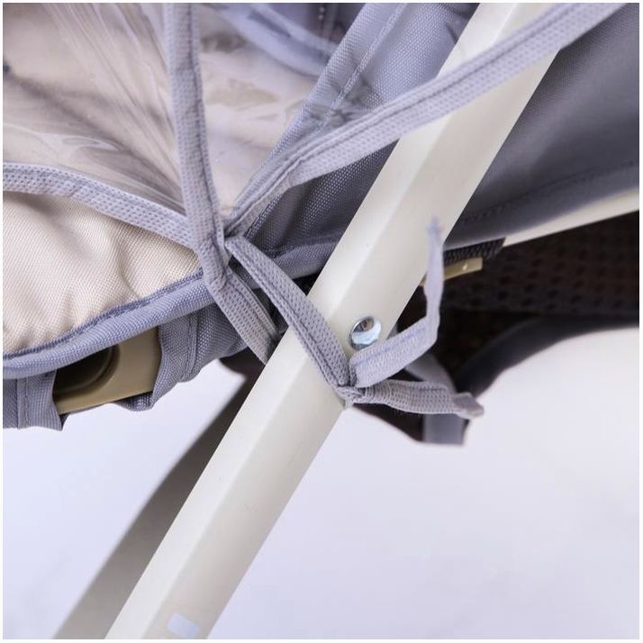 № 4940758 Универсальный дождевик для детской коляски, с окном, ПВХ, окантовка МИКС