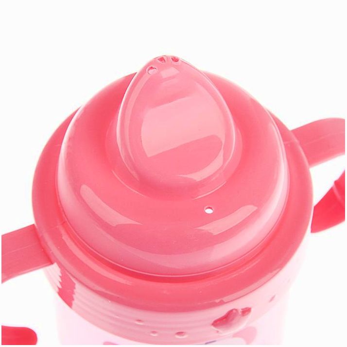 Картинка Поильник детский с твёрдым носиком «Волшебная пони», с ручками, 150 мл, цвет розовый (№3725820) от магазина Мир детей Товары для Новорожденных