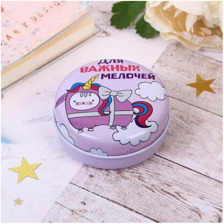 Шкатулка круглая 