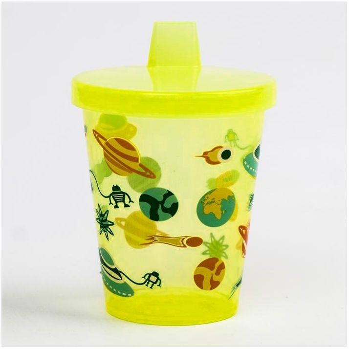 Поильник с твёрдым носиком детский, 170 мл, цвет жёлтый артикул анонс 2932121